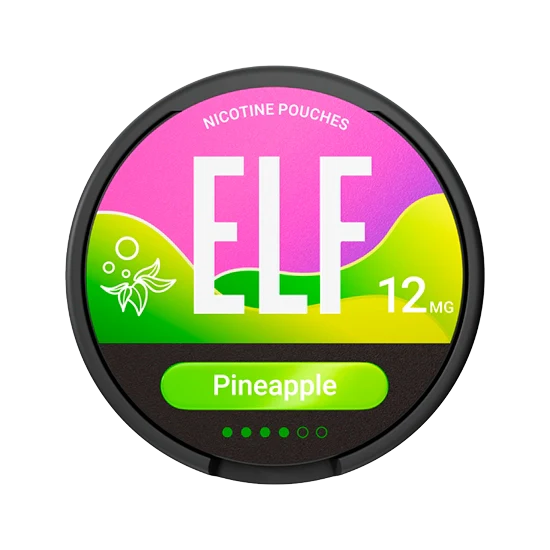 ELF Pineapple - 12mg - pineapple flavour, all-white nicotine pouch by Elf Bar