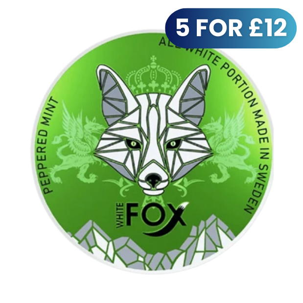 WHITE FOX Peppered Mint – 12mg