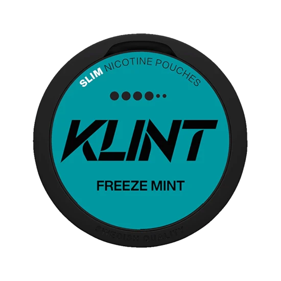KLINT Freeze Mint - 11.2mg - zesty, bold mint flavour, all-white nicotine pouch by Habit Factory